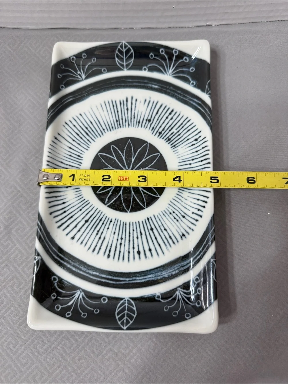 Vintage Crate & Barrel Akira Japanese Sushi Plates and Dipping Bowls Set for 2